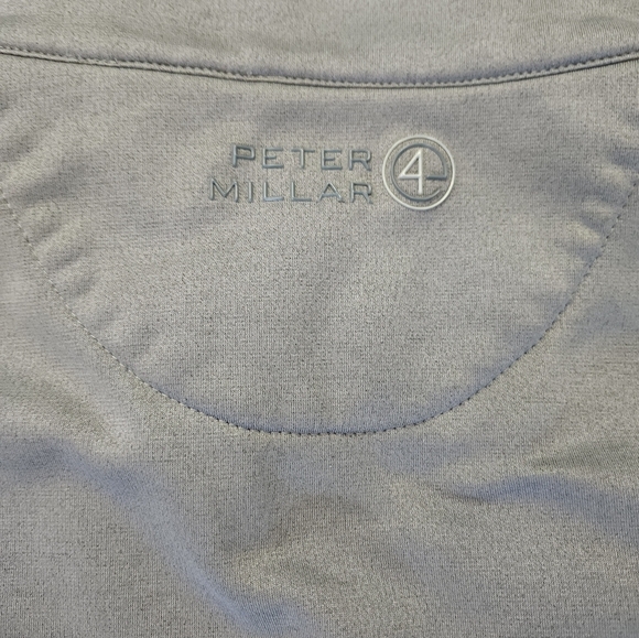 Peter Millar Mens E4 Warmth 1/4 Zip Pullover Size L Grey - Picture 9 of 9